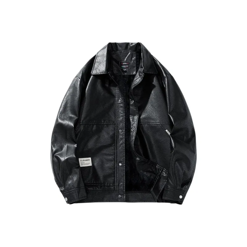 PIERRE CARDIN Leather Jacket Men's-8