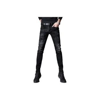 Devanro Jeans Men Black