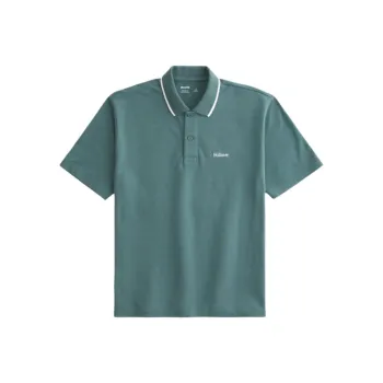 Hollister Polo Shirt Men's Green