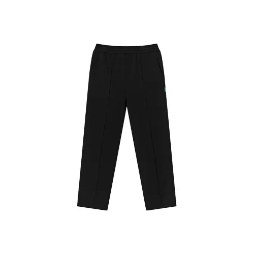 MANUFACTURE 블랙 남성 캐주얼 팬츠