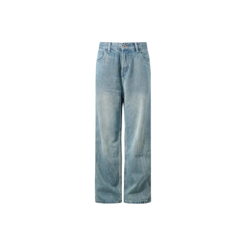 Yiwen Jeans Unisex Light Blue-0