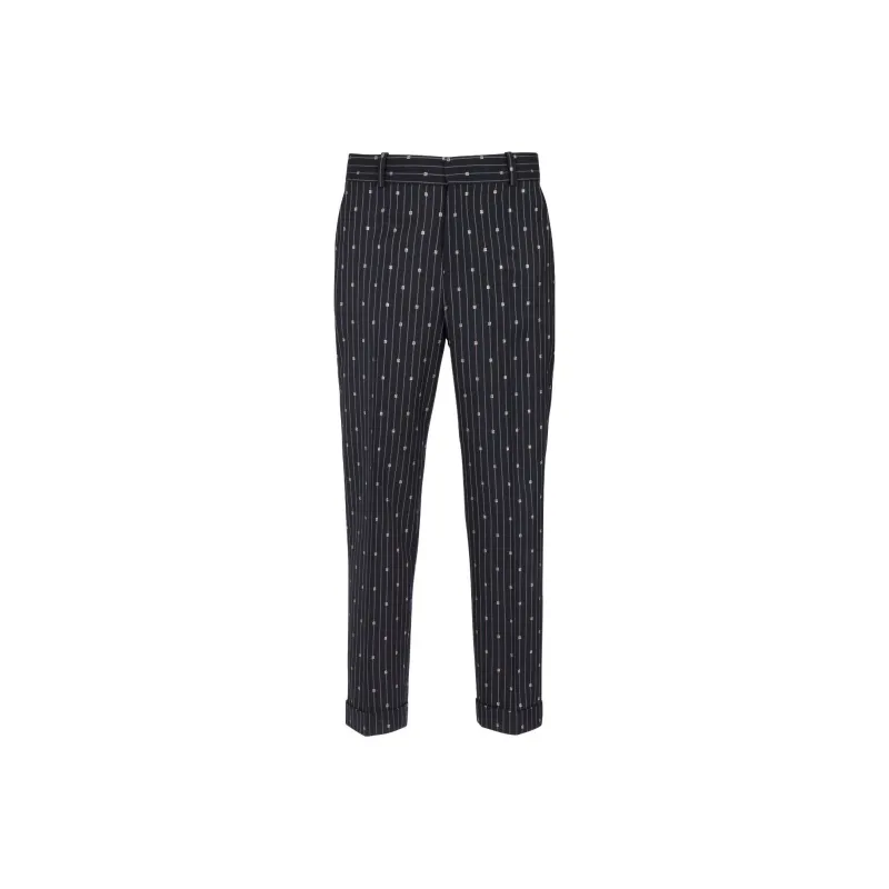 BALMAIN Suit Trousers Men Blue-0