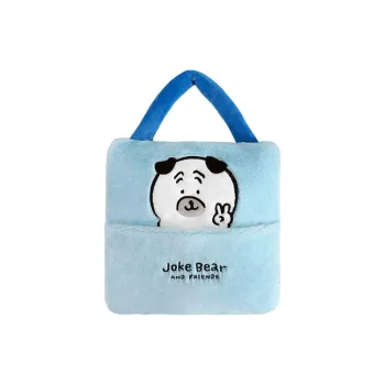 Friendship Plush Tote Bag, Shopping Bag, Handbag Women's Blue