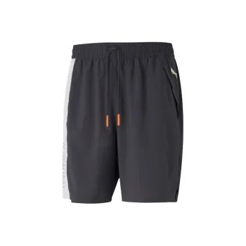PUMA Excite Logo Casual Shorts Men Ebony Wood