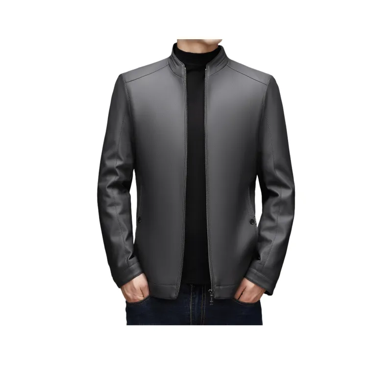 PIERRE CARDIN Leather Jacket Men's-3