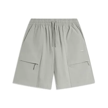 LiNing Sports Life Collection Casual Shorts Men's Moon Plate Gray