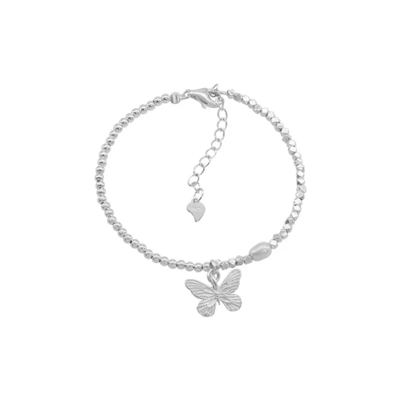 Heart Grass S925 Silver Bracelets Women's-0