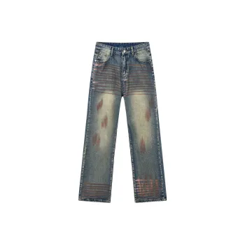 SUPEREALLY Jeans Unisex Vintage Blue