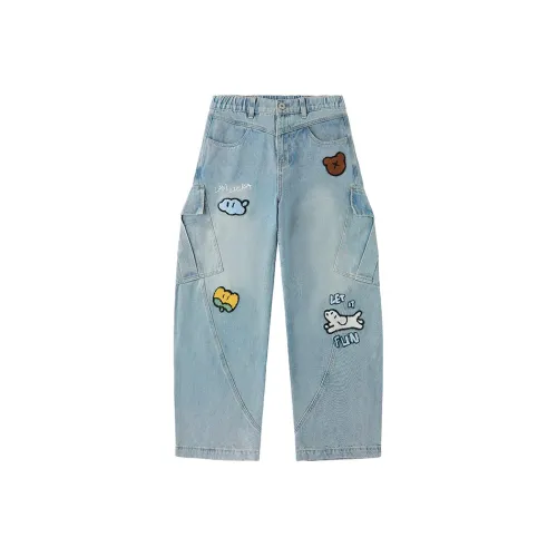 LAMLICKA Jeans Unisex Blue