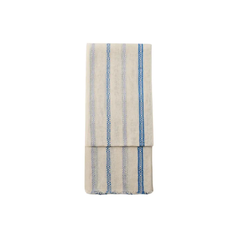 ZARA Linen, Cotton Knit Scarves Women's Beige-0