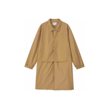 YOSHIYOYI Trench Coat Unisex Ginger Yellow