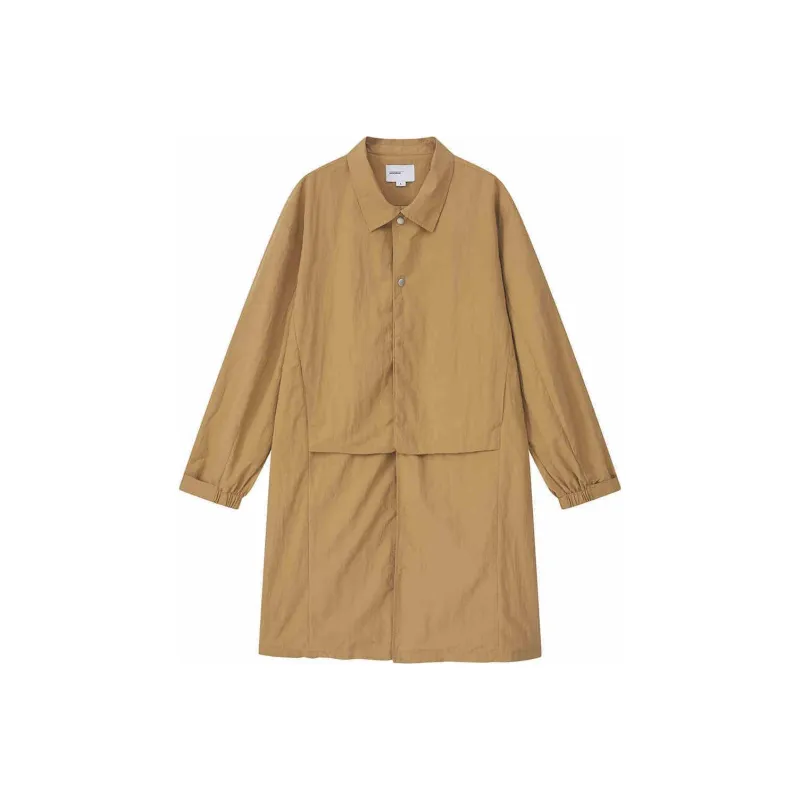 YOSHIYOYI Trench Coat Unisex Ginger Yellow-0