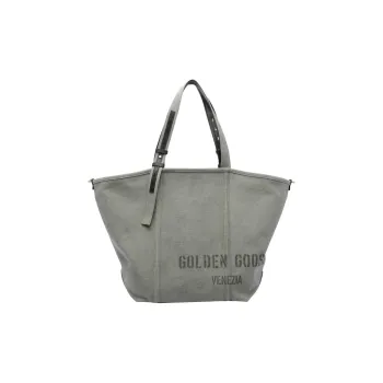 Golden Goose Logo Printed Tote Bag