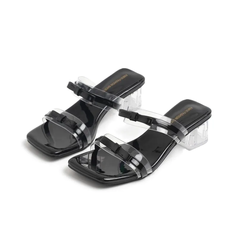 LXVB Rubber Sole Quiet Slide Slippers Women's-1