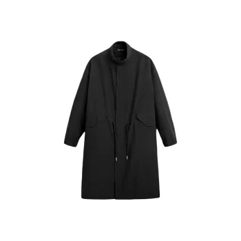 ZARA Trench Coats Men Black