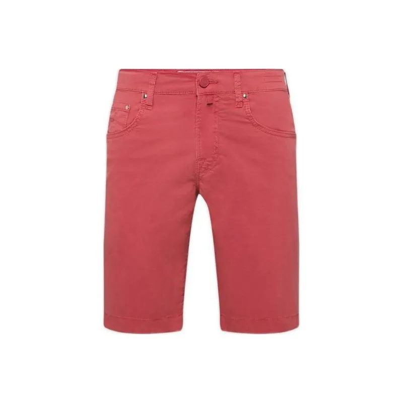JACOB COHEN Denim Shorts Men's Coral Red-0