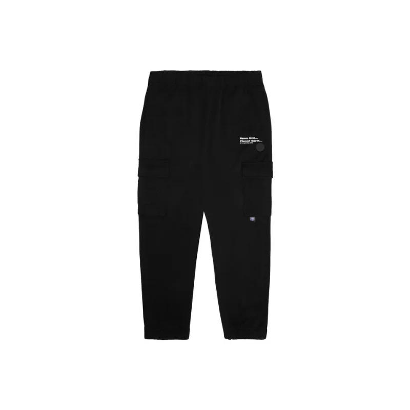Aape Logo print Cargo Track Pants-0