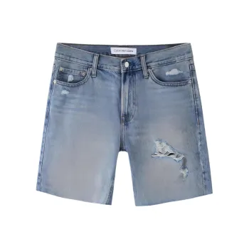 Calvin Klein Denim Shorts Men Light Blue