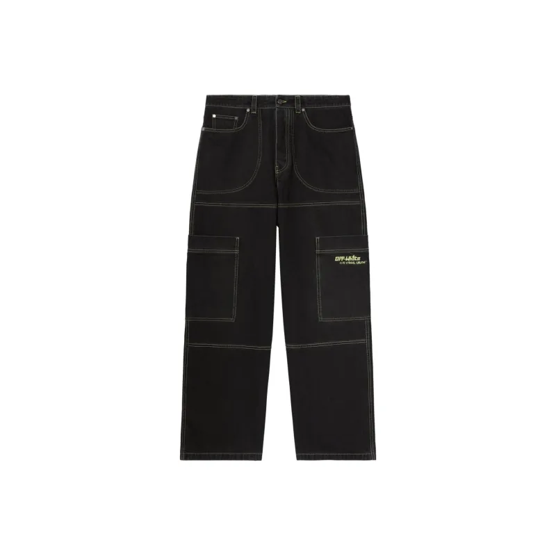 OFF WHITE Irregular Cargo Jeans-0