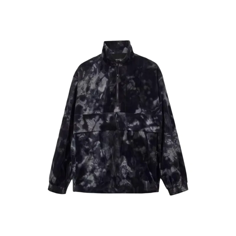 Y 3 Free Shipping With AdiClub Y 3 3 Stripes Nylon Shell 1/2 Zip Jacket-0