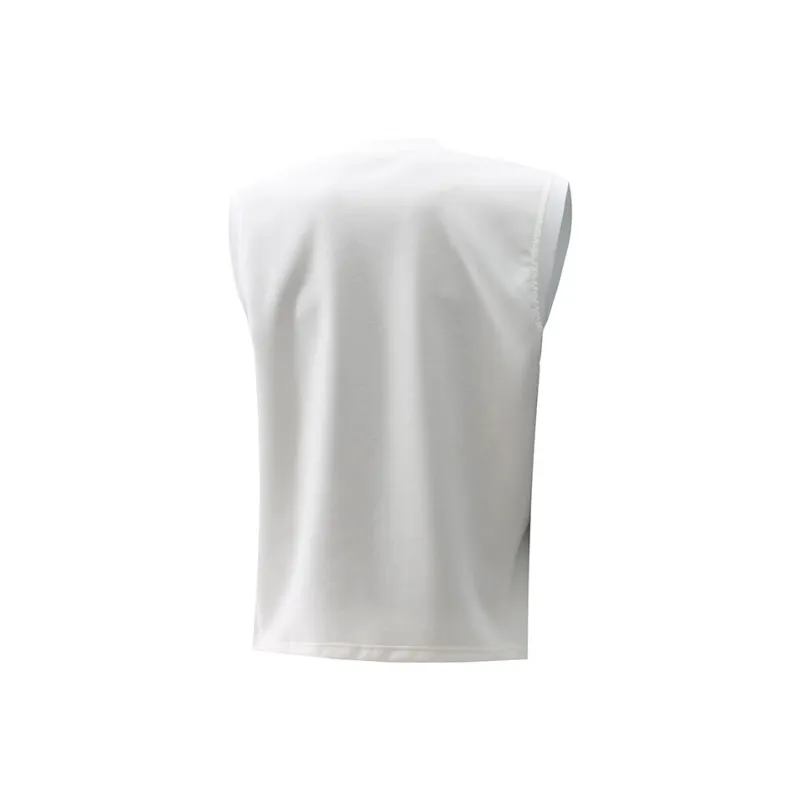 BRUMAIRE Tank Top Unisex White Comes With Random Tank Top+Brooch-1