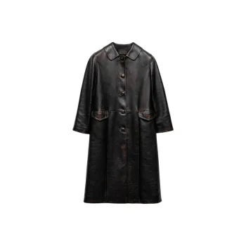 PRADA Nappa Leather Coat