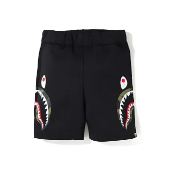 A BATHING APE Shark Series Casual Shorts Unisex Black