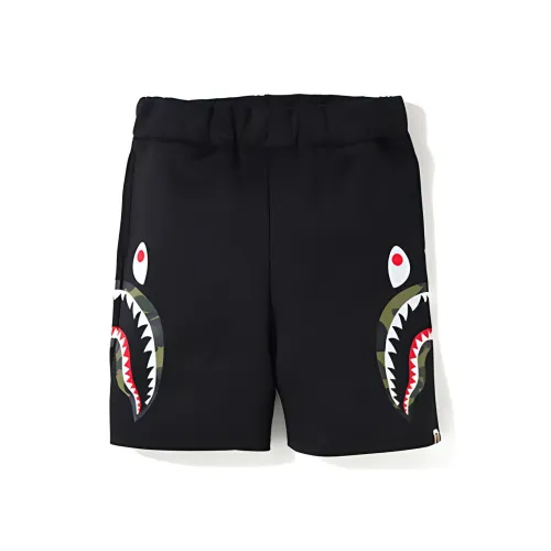A BATHING APE Shark Series Casual Shorts Unisex Black