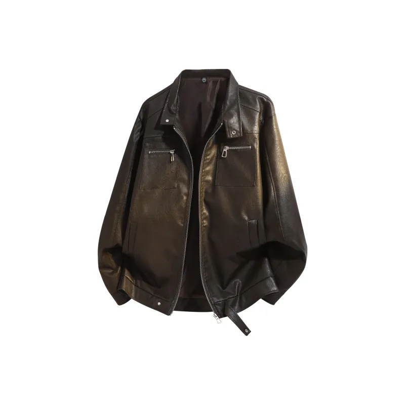 Supremo Cat Leather Jacket Unisex-3