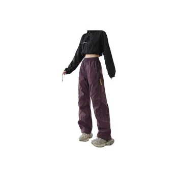 MKZA Casual Pants Unisex Purple