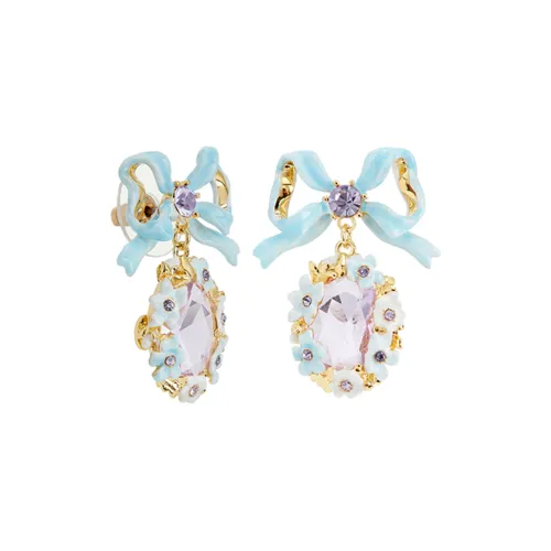 LES NEREIDES Gold Plated Earrings Women's Blue