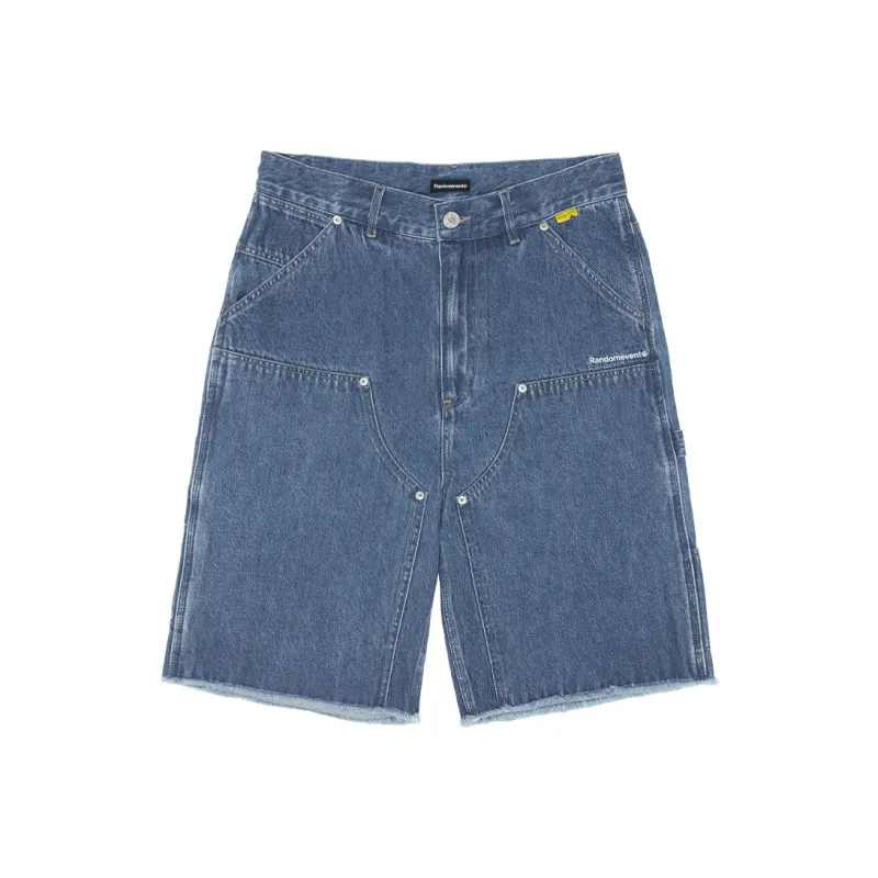 Randomevent SS24 Denim Shorts Unisex Blue-0