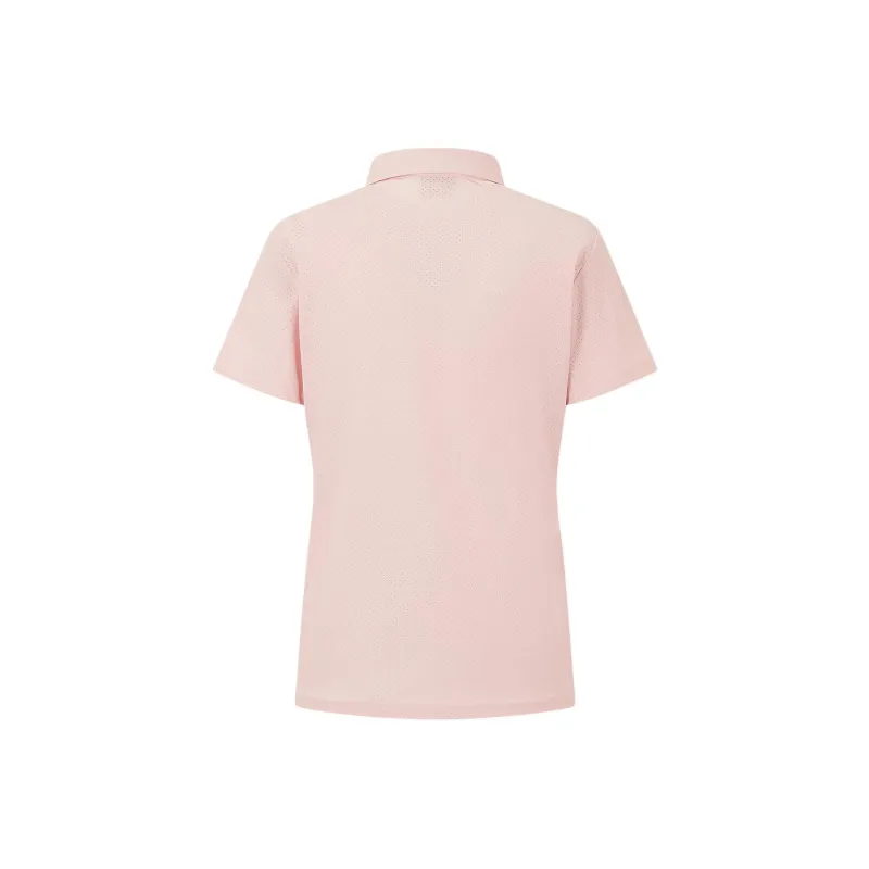 Columbia W's Carmel Hike Polo Shirt Women's Floral Pink-1