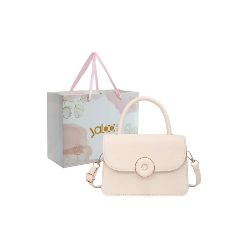 Yalu PU Crossbody One Shoulder Handbag Women's Black/Yellow/White/Pink-8