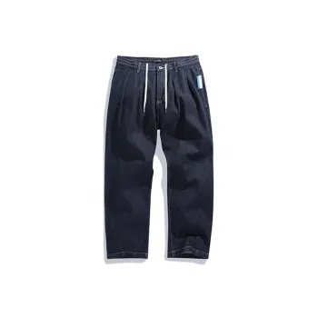 PEACEBIRD MEN Jeans Men Navy Blue, Batch 1