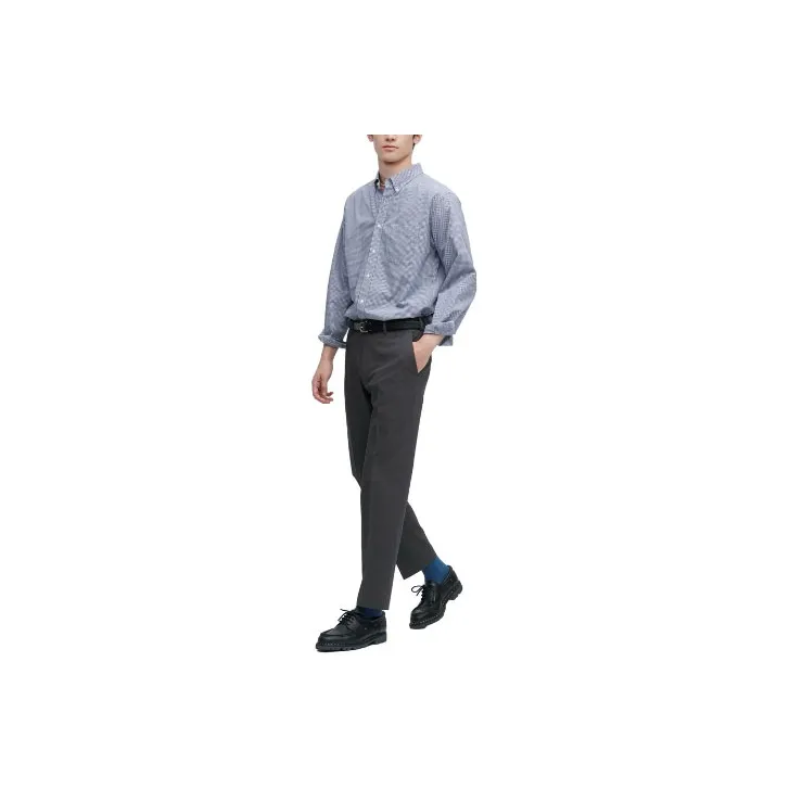 UNIQLO Suit Trouser Men's Sky Gray-0