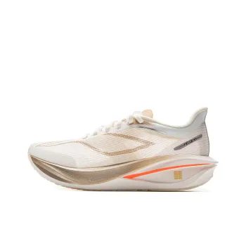LiNing Flyer 5 Challenger Cushioning Slip Resistant Lightweight Rebound Low Top Running Shoes Men's Ecru