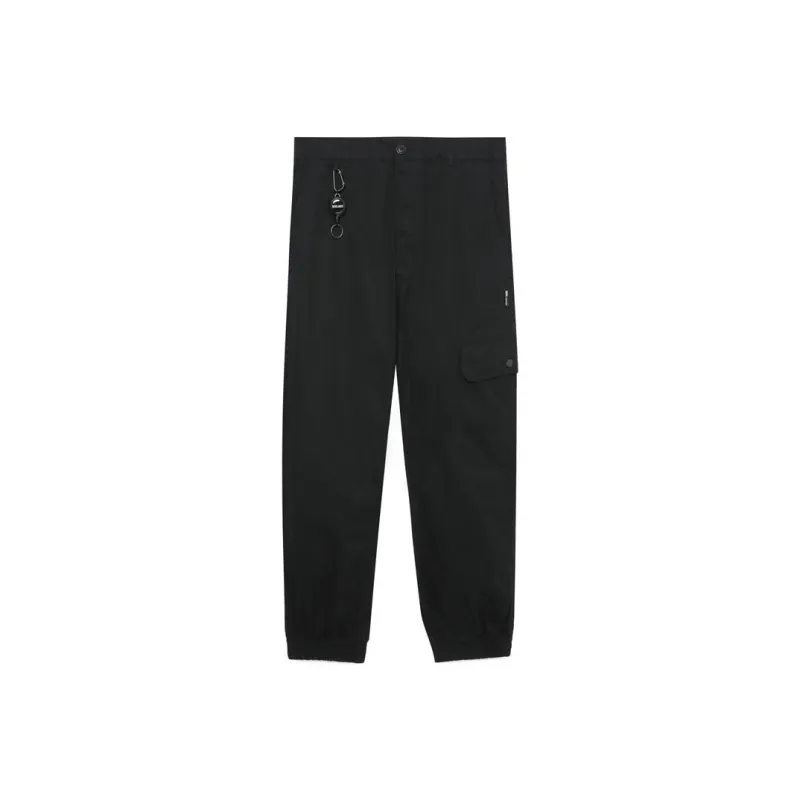 Izzue Hook attachment Stretch cotton Trousers-5