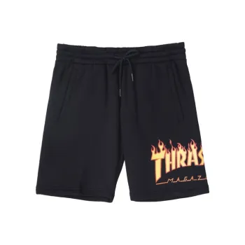 Thrasher Loose Fit Shorts Japan Version Unisex Black