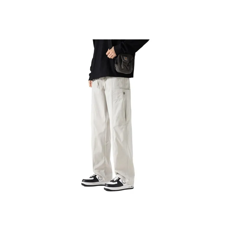 Small Columns Under The Sea Cargo Pants Unisex-2