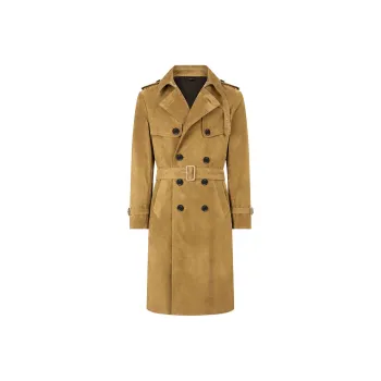 TOM FORD Buttery Suede Trench Coat
