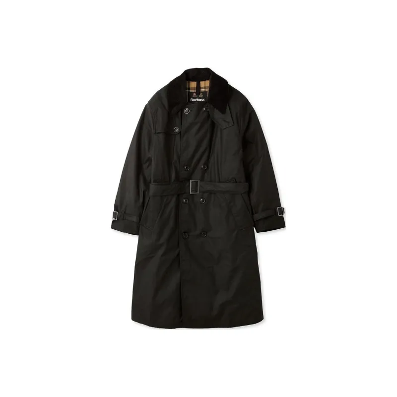 BARBOUR Trench Coat Men's Black-0