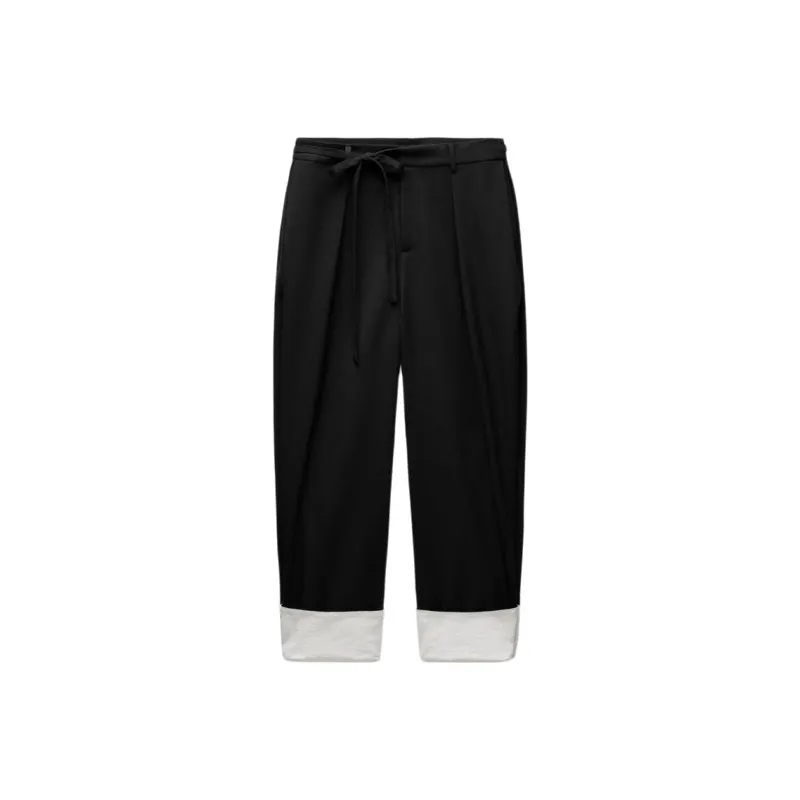 ZARA AO YES Collaboration Suit Trousers Men Black-0