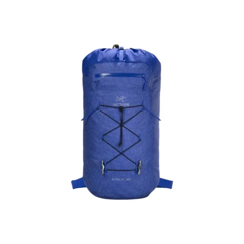 Arcteryx ALPHA FL Mountaineering Bag Outdoor Bag Nylon 40L Vivid Blue Unisex