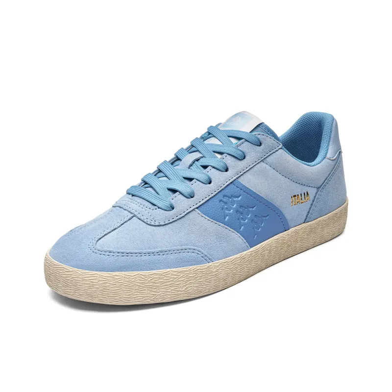 Kappa Back to Back Anti Slip Wear Resistant Low Top Skateboard Shoes Unisex Quartz Blue-2
