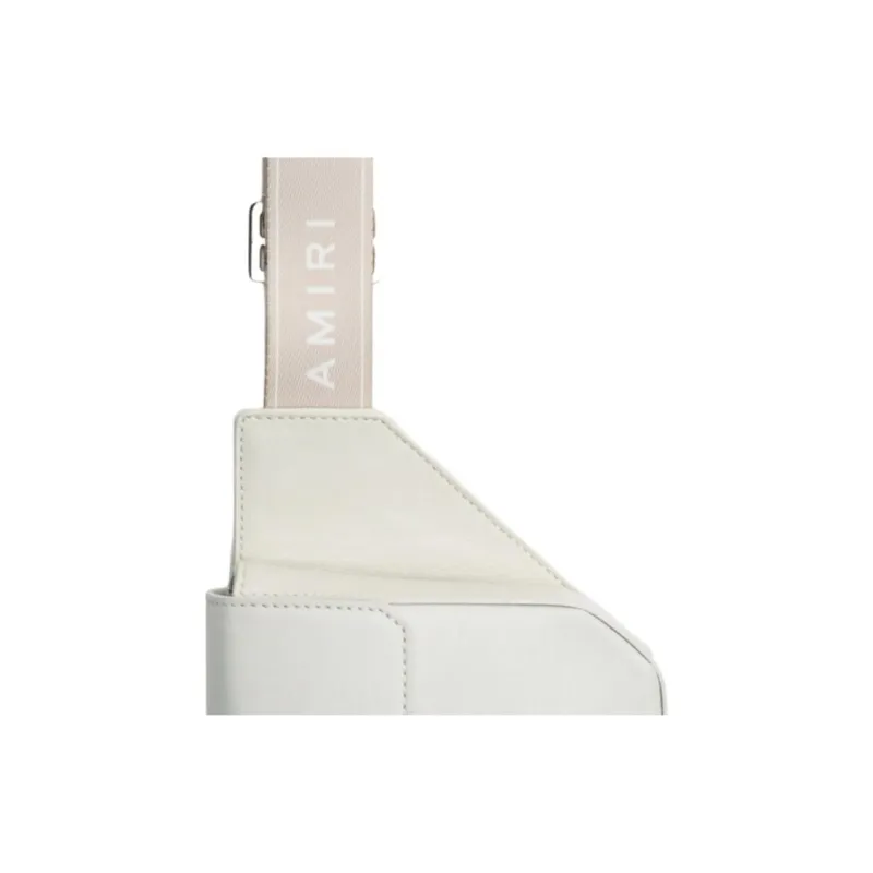 AMIRI Calfskin Shoulder Bag Crossbody Bag Regular Unisex White-3