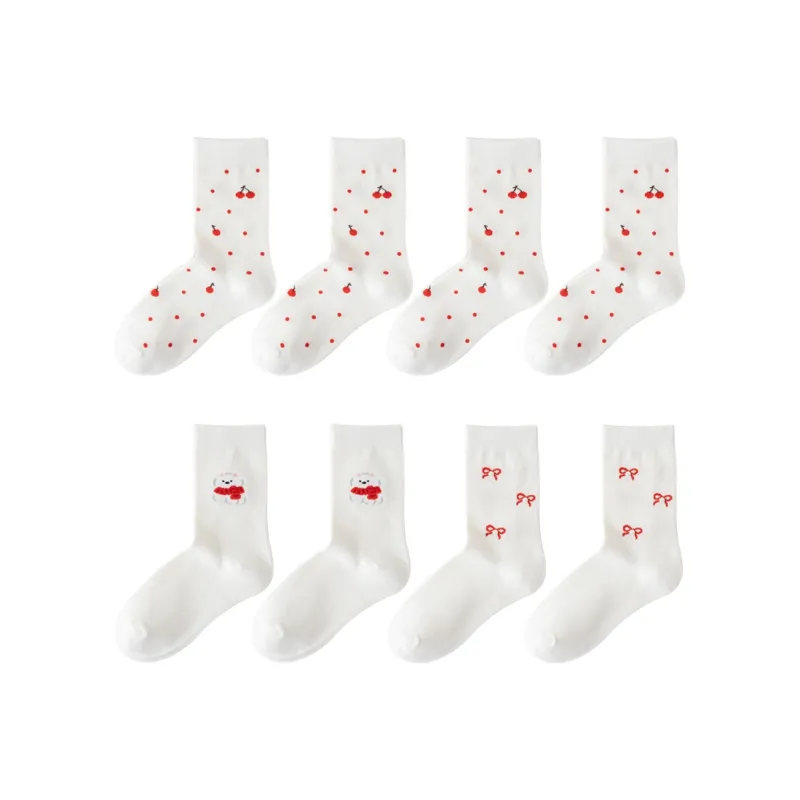 ROBINHOOD Mid Calf Socks Women's Combo Set-30