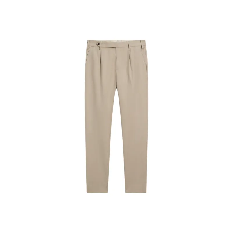 Massimo Dutti Suit Trouser Men's Beige Brown-0
