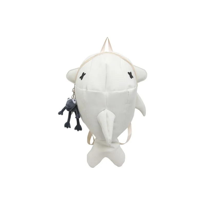 HCXK Nylon Backpack Unisex Gray/White/Black-16