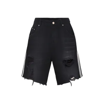 IMXS Denim Shorts Unisex Black